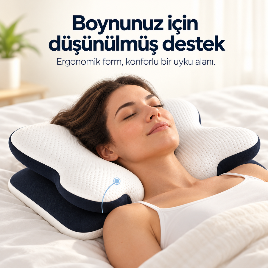 Düz yastık boynunu boşta bırakıyor