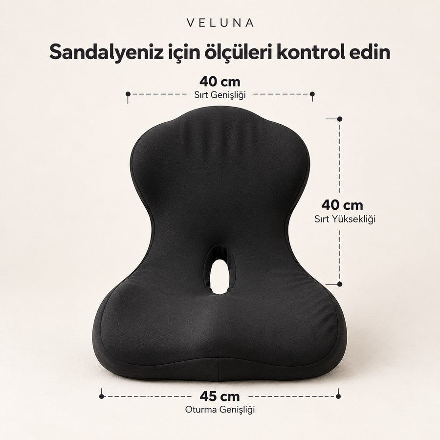 Çoğu sandalyeye uyan ölçüler